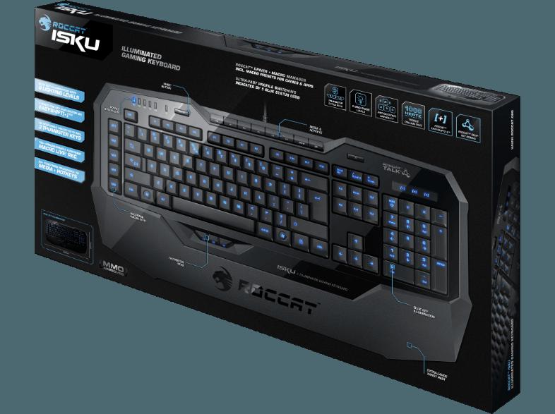 ROCCAT Isku Illuminated Gaming-Tastatur, ROCCAT, Isku, Illuminated, Gaming-Tastatur