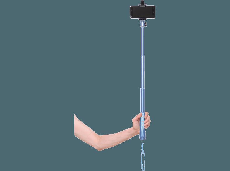 ROLLEI 21545 Einbein Selfiestick, Blau, (Ausziehbar bis 945 mm), ROLLEI, 21545, Einbein, Selfiestick, Blau, Ausziehbar, bis, 945, mm,