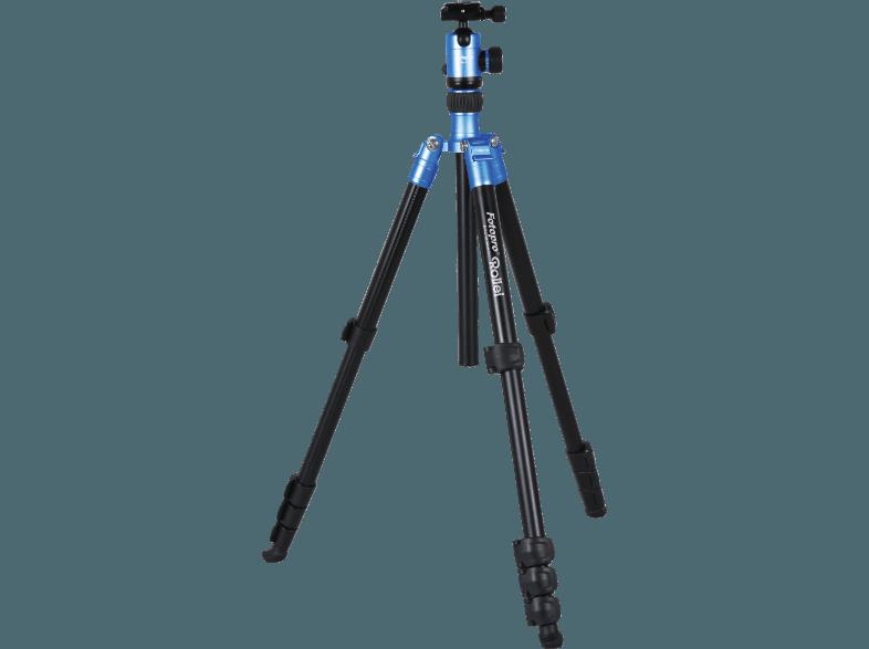 ROLLEI 22540 C50i Dreibein Stativ, Blau, (Ausziehbar bis 1550 mm)