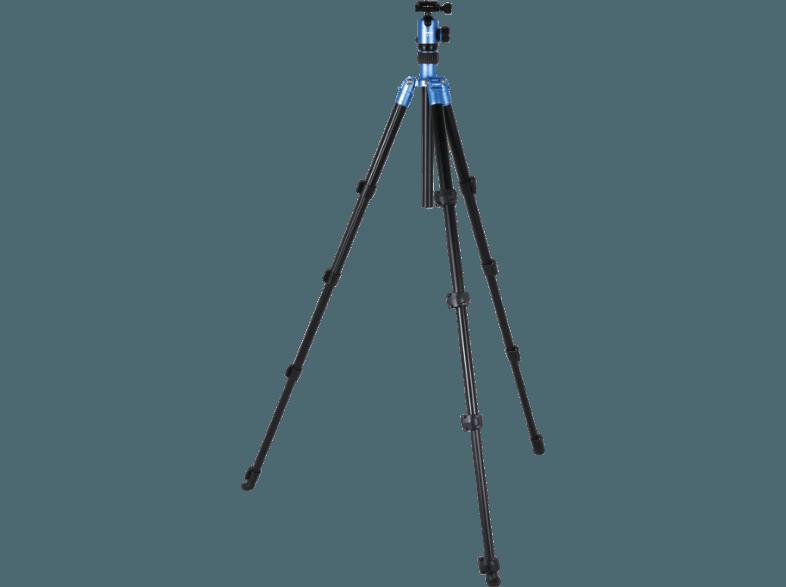 ROLLEI 22540 C50i Dreibein Stativ, Blau, (Ausziehbar bis 1550 mm)