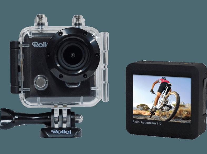 ROLLEI Actioncam 410 Actioncam Schwarz (Wasserdicht bis: bis zu 40 m, CMOS, WLAN)