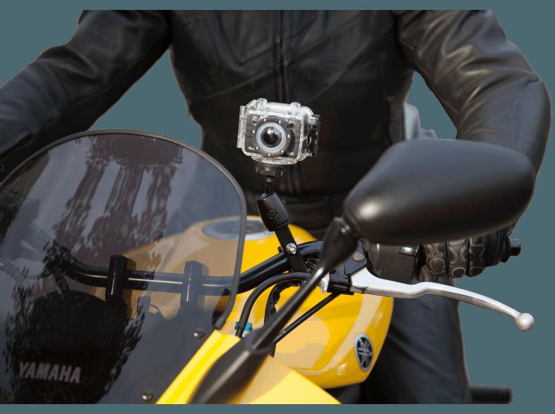 ROLLEI Universal Zinc Motorbike / Bike Mount für S-50/3S/4S/5S/5S-Wi-Fi Motorrad- und Fahrradhalterung Motorrad- und Fahrradhalterung,