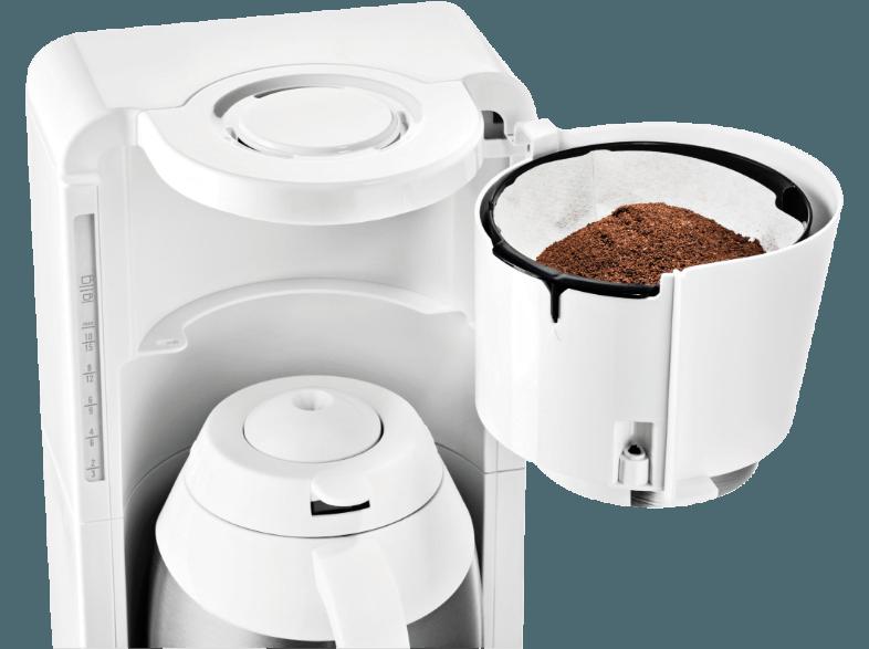 ROWENTA CT 3811 Kaffeemaschine Weiß/Edelstahl (Edelstahl-Isolierkanne mit Durchbrühdeckel (bruchsicher))