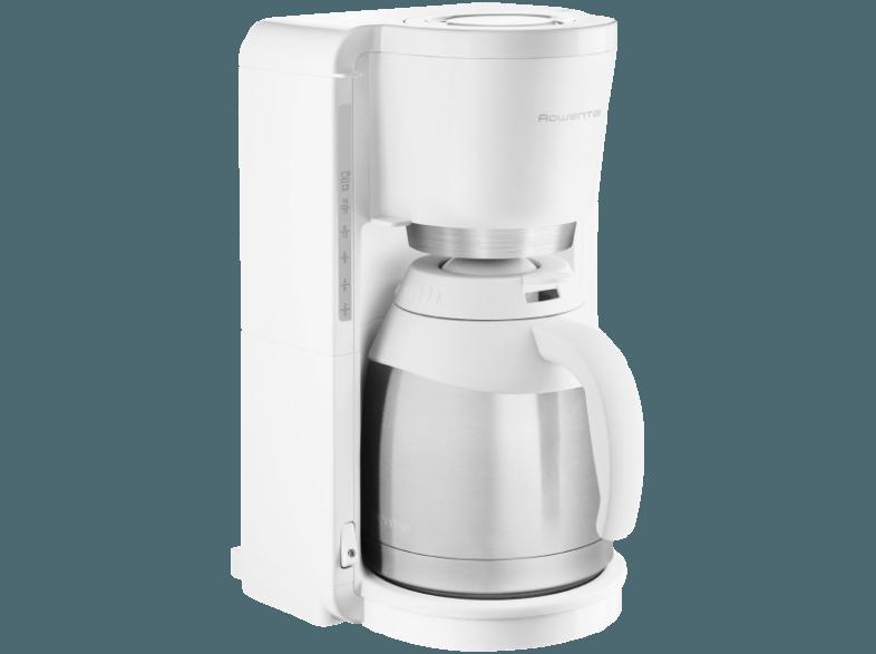 ROWENTA CT 3811 Kaffeemaschine Weiß/Edelstahl (Edelstahl-Isolierkanne mit Durchbrühdeckel (bruchsicher))