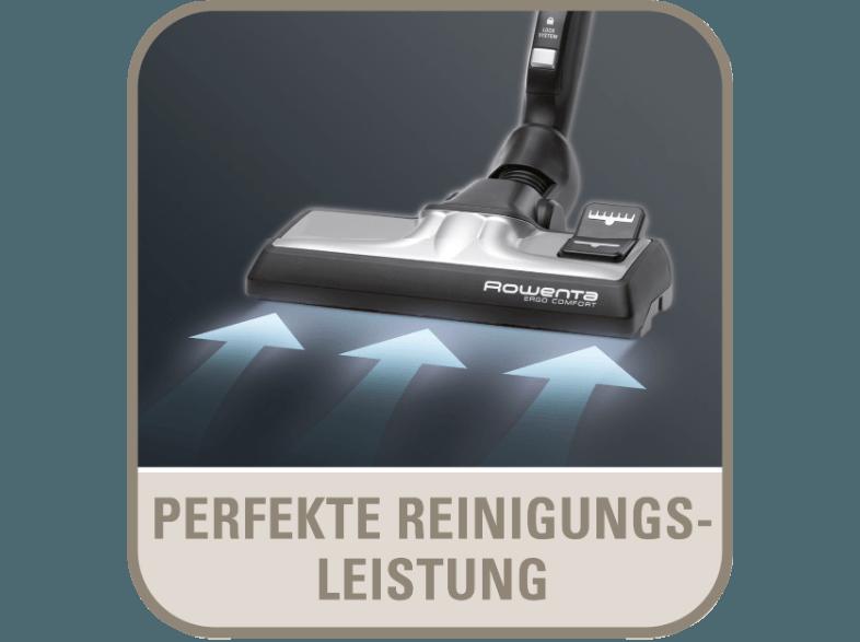 ROWENTA RO 5565 WA X-TREME Power XL (Staubsauger, HEPA, A, Schwarz/Silber)