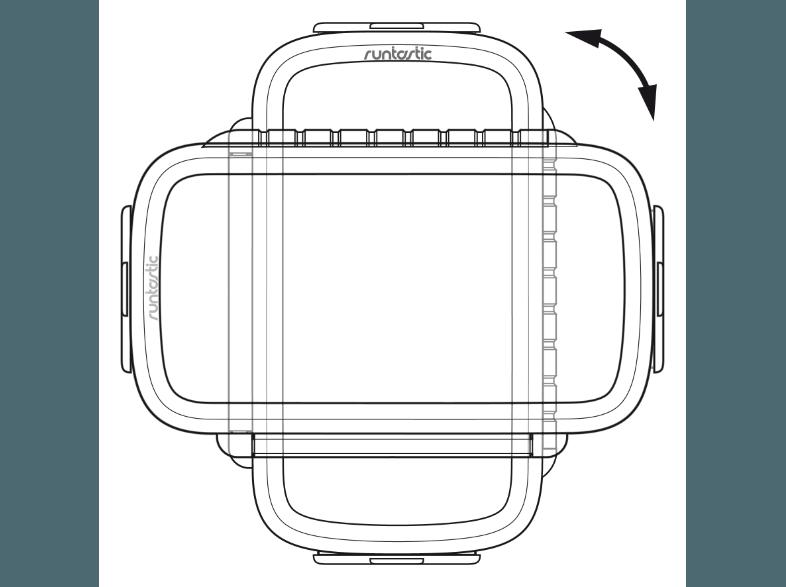 RUNTASTIC RUNCAA1B Bike Case Fahrradhalterung für Android Smartphones Case