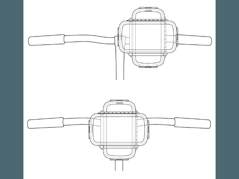 RUNTASTIC RUNCAA1B Bike Case Fahrradhalterung für Android Smartphones Case