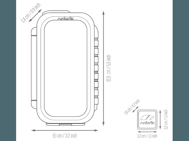 RUNTASTIC RUNCAI1B Bike Case Fahrradhalterung für iPhone 4/4S/5 Case