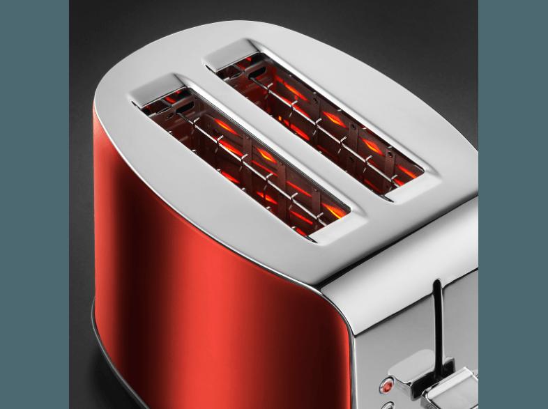 RUSSELL HOBBS 18625-56 JEWELS Toaster Rot (1.1 kW, Schlitze: 2), RUSSELL, HOBBS, 18625-56, JEWELS, Toaster, Rot, 1.1, kW, Schlitze:, 2,