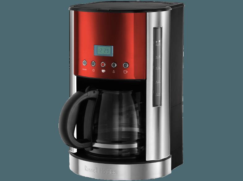 RUSSELL HOBBS 18626-56 JEWELS Kaffeemaschine Rot (Glaskanne)