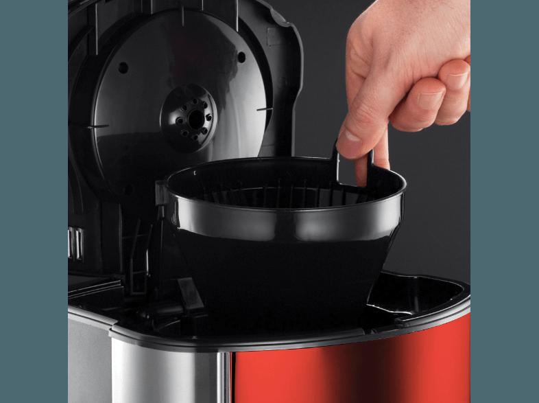 RUSSELL HOBBS 18626-56 JEWELS Kaffeemaschine Rot (Glaskanne)