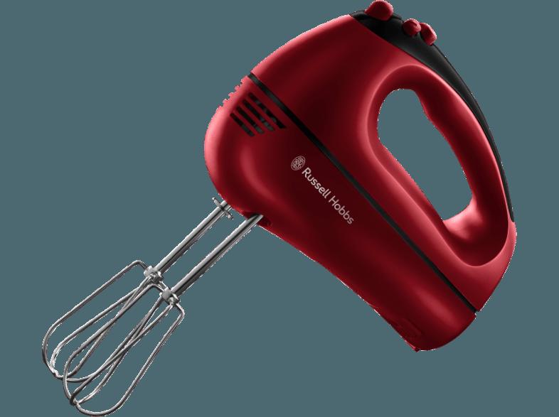 RUSSELL HOBBS 18966-56 DESIRE Handmixer 380 Watt Rot/Schwarz