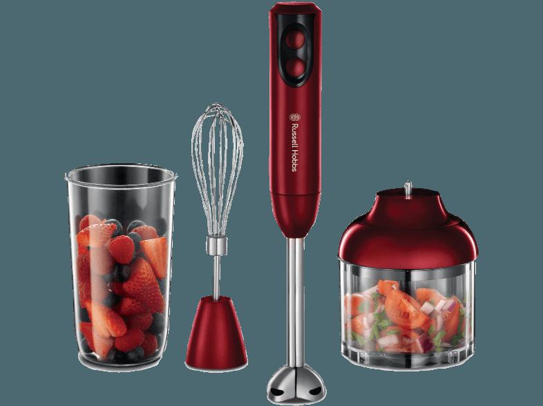 RUSSELL HOBBS 18986-56 DESIRE Stabmixer Rot/Schwarz (400 Watt)