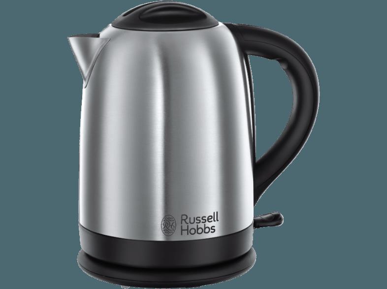 RUSSELL HOBBS 20090-70 Oxford Wasserkocher Gebürstetes Edelstahl/Schwarz (2400 Watt, 1.7 Liter), RUSSELL, HOBBS, 20090-70, Oxford, Wasserkocher, Gebürstetes, Edelstahl/Schwarz, 2400, Watt, 1.7, Liter,