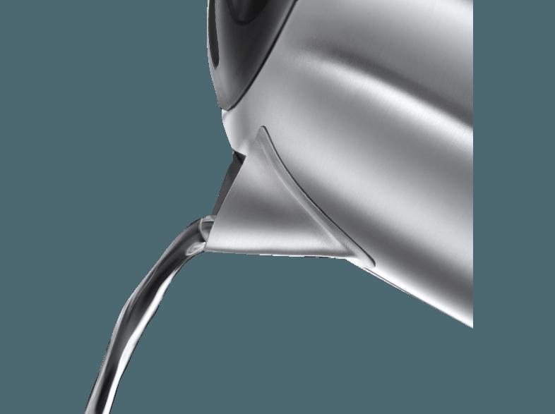 RUSSELL HOBBS 20090-70 Oxford Wasserkocher Gebürstetes Edelstahl/Schwarz (2400 Watt, 1.7 Liter)