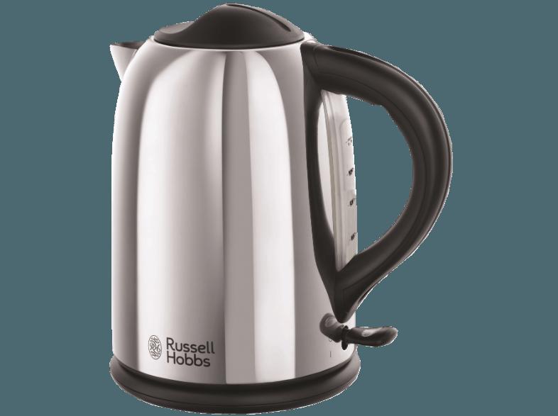 RUSSELL HOBBS 20190-56 Chester Wasserkocher Edelstahl/Schwarz (2200 Watt, 1.0 Liter), RUSSELL, HOBBS, 20190-56, Chester, Wasserkocher, Edelstahl/Schwarz, 2200, Watt, 1.0, Liter,