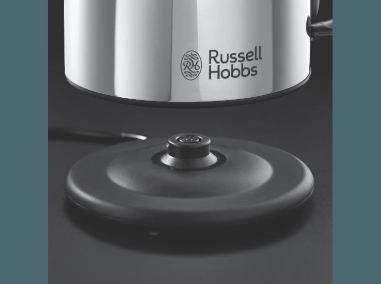 RUSSELL HOBBS 20190-56 Chester Wasserkocher Edelstahl/Schwarz (2200 Watt, 1.0 Liter), RUSSELL, HOBBS, 20190-56, Chester, Wasserkocher, Edelstahl/Schwarz, 2200, Watt, 1.0, Liter,