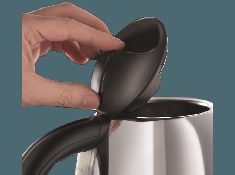 RUSSELL HOBBS 20190-56 Chester Wasserkocher Edelstahl/Schwarz (2200 Watt, 1.0 Liter), RUSSELL, HOBBS, 20190-56, Chester, Wasserkocher, Edelstahl/Schwarz, 2200, Watt, 1.0, Liter,