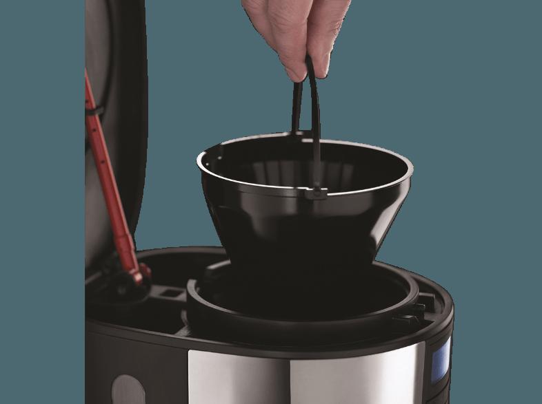 RUSSELL HOBBS 20670-56 CHESTER Filterkaffeemaschine Edelstahl/Schwarz (Isolierkanne, Brausekopf-Technologie - Bessere Kaffee-Extraktion für ein hervo
