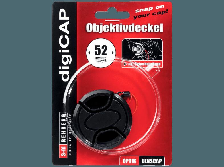 S M digiCAP Objektiv Schutzdeckel für 52 mm Filtergewinde Objektiv Zubehör ,Objektiv Zubehör