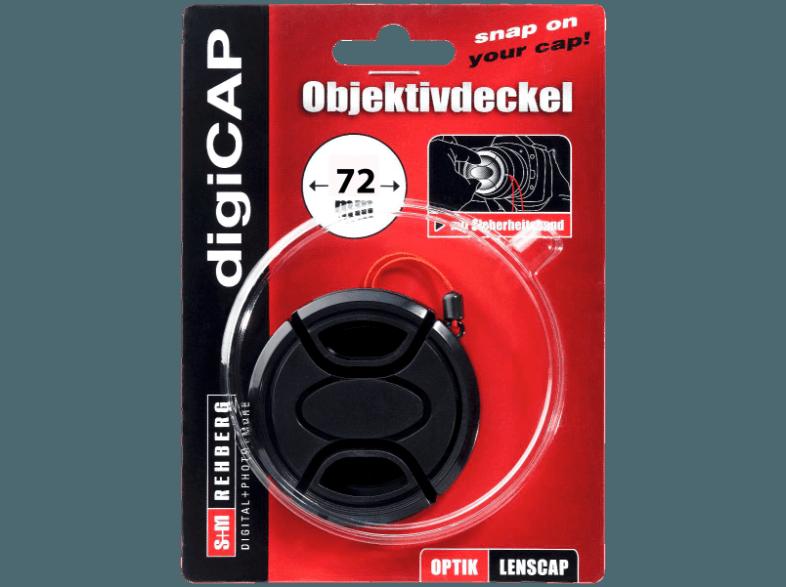 S M digiCAP Objektiv Schutzdeckel für 72 mm Filtergewinde Objektiv Zubehör ,Objektiv Zubehör