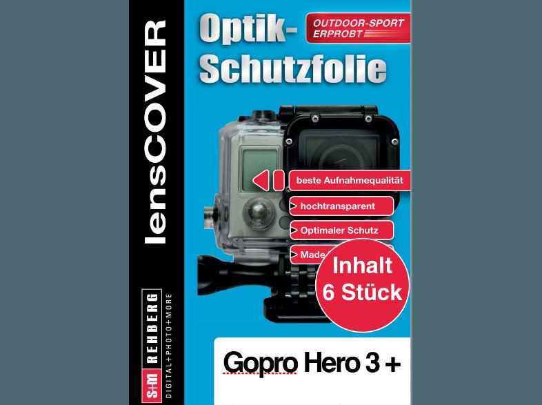 S M lensCOVER GoPro HERO 3 / 4  6 Stück Schutzfolie ,Schutzfolie