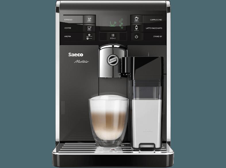 SAECO Saeco HD8869/01 Moltio Kaffeevollautomat (Keramikmahlwerk, 1.9 Liter, Schwarz/Metall)