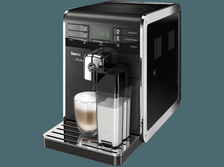 SAECO Saeco HD8869/01 Moltio Kaffeevollautomat (Keramikmahlwerk, 1.9 Liter, Schwarz/Metall)