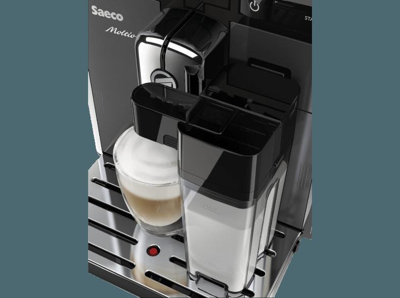 SAECO Saeco HD8869/01 Moltio Kaffeevollautomat (Keramikmahlwerk, 1.9 Liter, Schwarz/Metall)