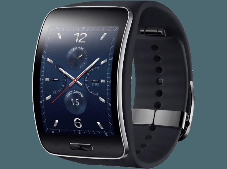 SAMSUNG Gear S SM-R 7500 ZKADBT Blau/Schwarz (Smart Watch)