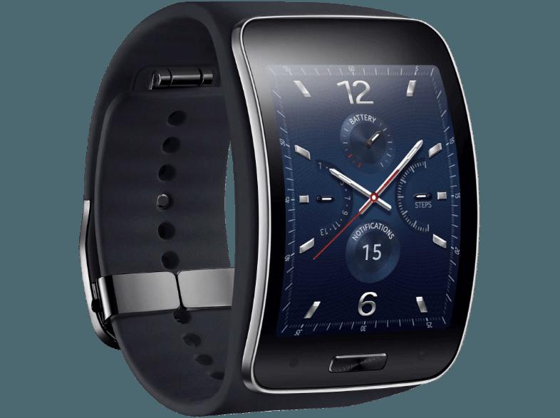 SAMSUNG Gear S SM-R 7500 ZKADBT Blau/Schwarz (Smart Watch)