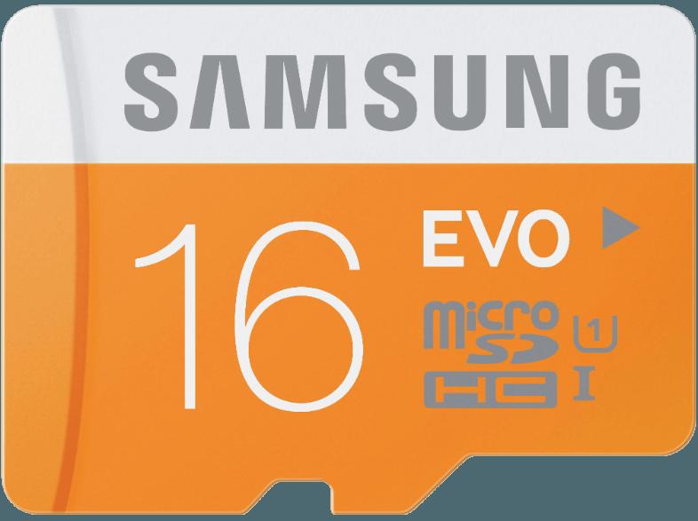 SAMSUNG microSDHC EVO   Adapter MB-MP16DA-EU microSDHC 16 GB, SAMSUNG, microSDHC, EVO, , Adapter, MB-MP16DA-EU, microSDHC, 16, GB