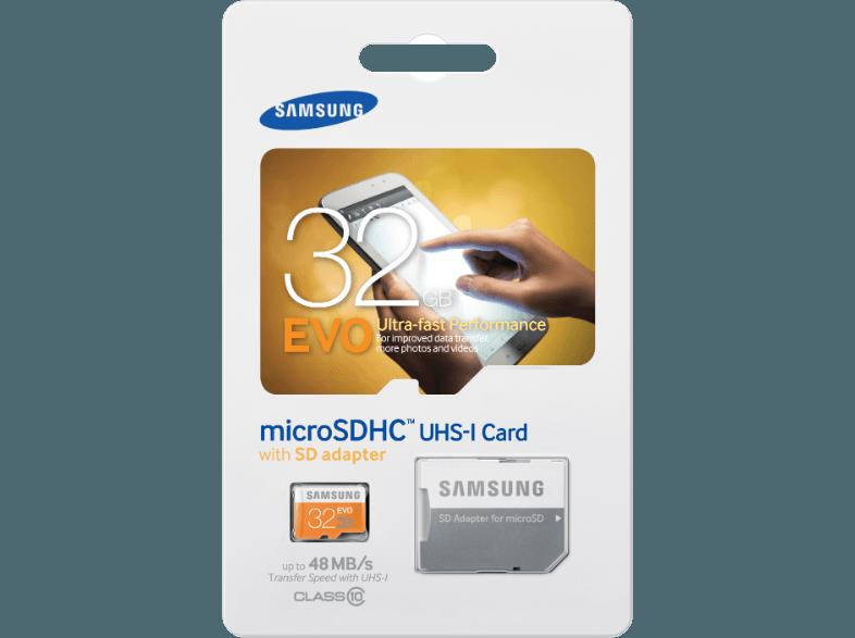 SAMSUNG microSDHC EVO   Adapter MB-MP32DA-EU microSDHC 32 GB