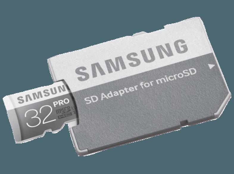 SAMSUNG microSDHC PRO   Adapter MB-MG32DA-EU Micro-SDHC 32 GB
