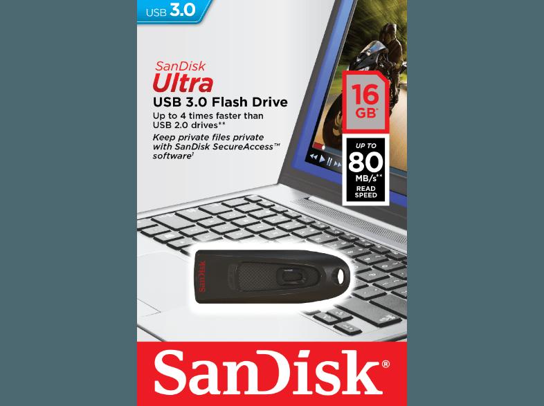 SANDISK 123834 Ultra SDCZ48-016G-U46 USB Flash-Laufwerk