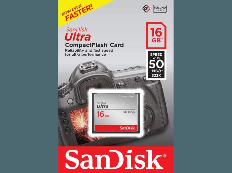 SANDISK 123861 Ultra , 333x, 16 GB, SANDISK, 123861, Ultra, 333x, 16, GB