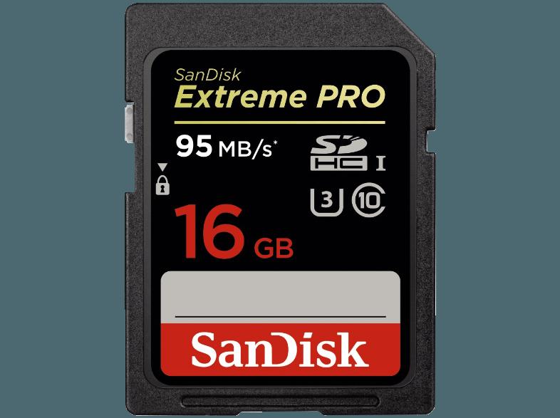 SANDISK SDHC Extreme Pro 16GB Class 10 U3 95MB/Sec , Class 10, 16 GB, SANDISK, SDHC, Extreme, Pro, 16GB, Class, 10, U3, 95MB/Sec, Class, 10, 16, GB