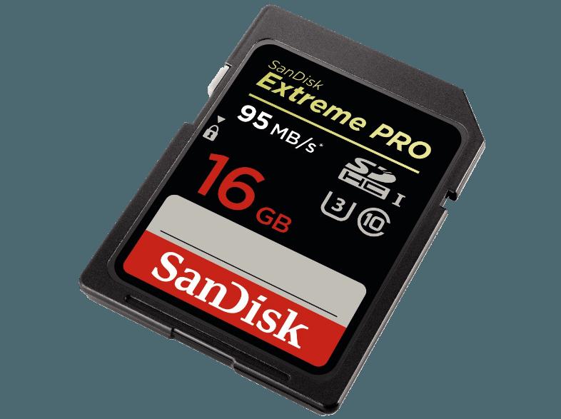 SANDISK SDHC Extreme Pro 16GB Class 10 U3 95MB/Sec , Class 10, 16 GB, SANDISK, SDHC, Extreme, Pro, 16GB, Class, 10, U3, 95MB/Sec, Class, 10, 16, GB