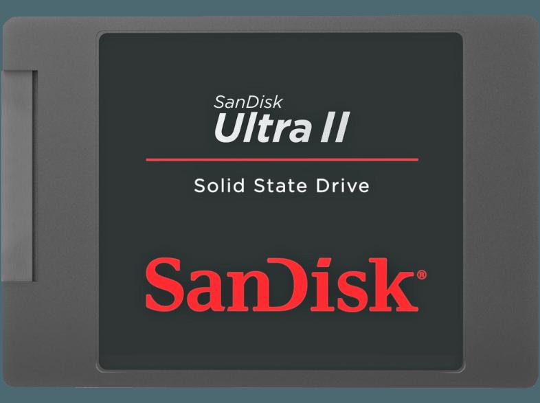 SANDISK SDSSDHII-480G-G25 ULTRA II SSD  480 GB 2.5 Zoll intern