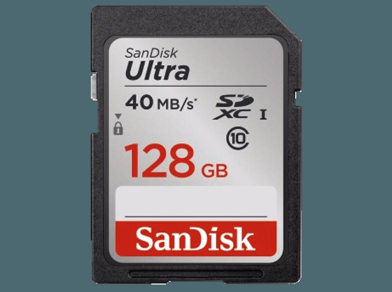 SANDISK SDXC Ultra 128GB, Class 10, UHS-I, 40MB/s , Class 10, 128 GB, SANDISK, SDXC, Ultra, 128GB, Class, 10, UHS-I, 40MB/s, Class, 10, 128, GB