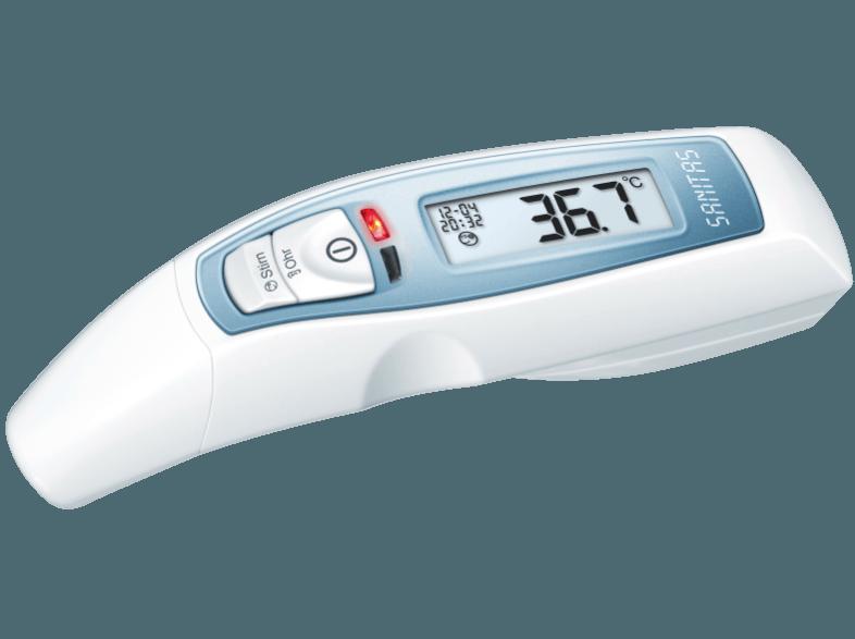 SANITAS 795.15 SFT 65 Multifunktions-Fieberthermometer (Messart: im Ohr), SANITAS, 795.15, SFT, 65, Multifunktions-Fieberthermometer, Messart:, im, Ohr,