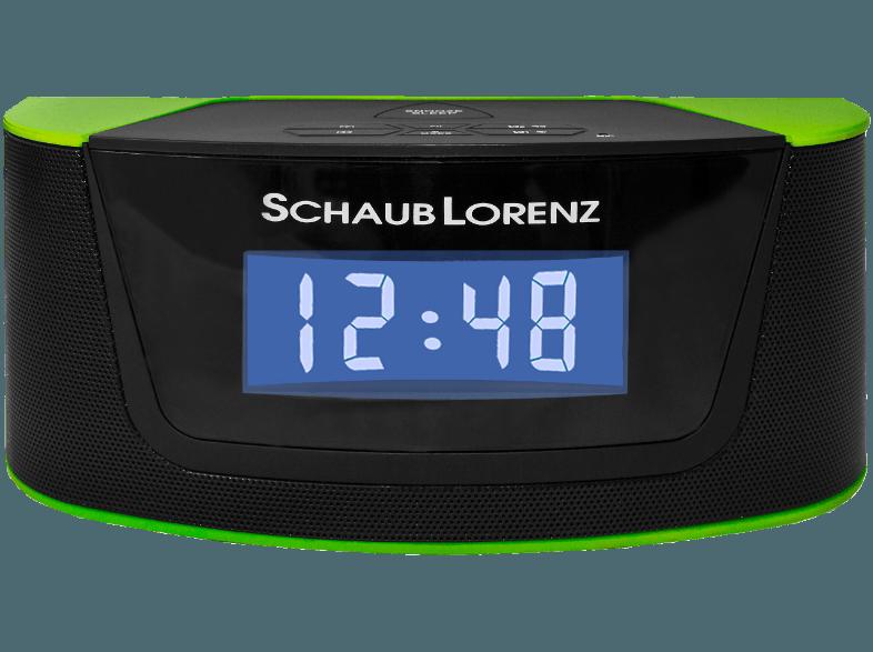 SCHAUB LORENZ RW 260BT-G Uhrenradio (PLL FM, Grün)