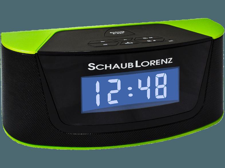 SCHAUB LORENZ RW 260BT-G Uhrenradio (PLL FM, Grün)
