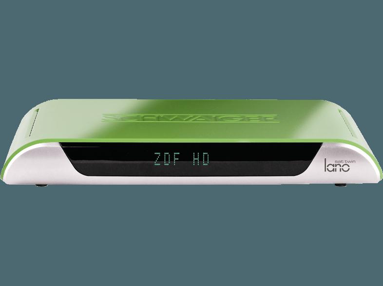 SCHWAIGER DSR 603 L Sat-Anlage (PVR-Funktion, Twin Tuner, DVB-S, Grün), SCHWAIGER, DSR, 603, L, Sat-Anlage, PVR-Funktion, Twin, Tuner, DVB-S, Grün,