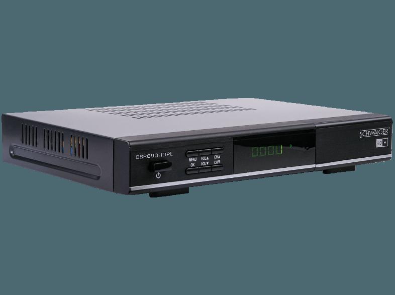 SCHWAIGER DSR 690 HDPL Sat-Anlage (HD  Karte inklusive, DVB-S, Schwarz)