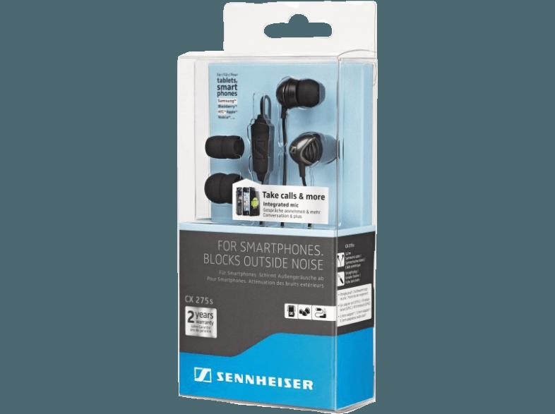 SENNHEISER CX 275 S Kopfhörer Schwarz, SENNHEISER, CX, 275, S, Kopfhörer, Schwarz