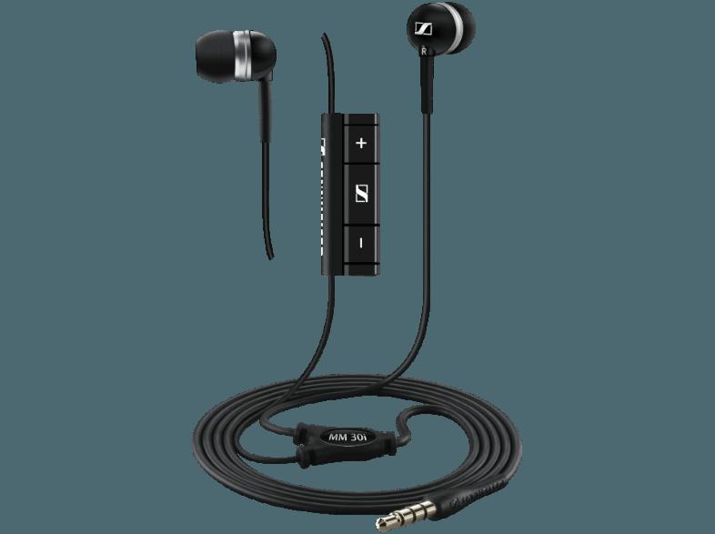 SENNHEISER MM 30 I Kopfhörer Schwarz, SENNHEISER, MM, 30, I, Kopfhörer, Schwarz