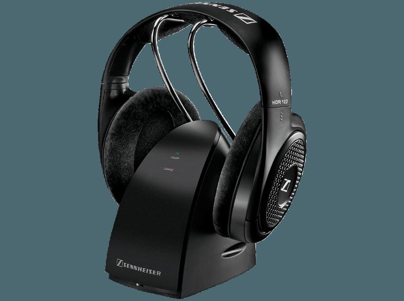 SENNHEISER RS 127 Kopfhörer Schwarz, SENNHEISER, RS, 127, Kopfhörer, Schwarz