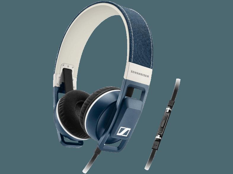 SENNHEISER URBANITE On-Ear Kopfhörer (für iOS) Kopfhörer Denim, SENNHEISER, URBANITE, On-Ear, Kopfhörer, für, iOS, Kopfhörer, Denim