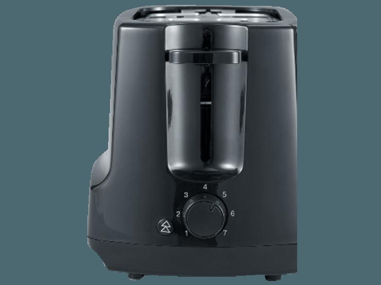 SEVERIN AT 2281 Toaster Schwarz (800 Watt, Schlitze: 2)